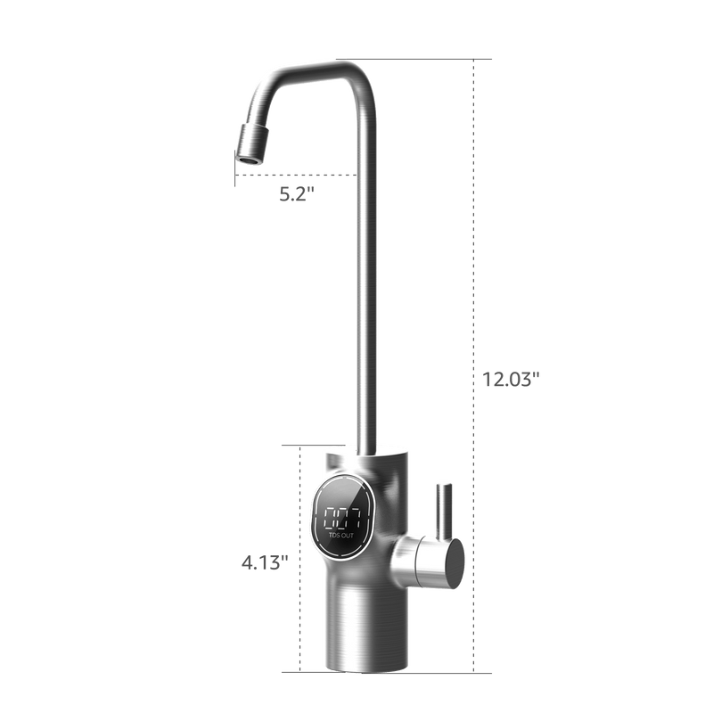 Waterdrop - Sistema de ósmosis inversa para debajo del fregadero de 600 GPD - Waterdrop D6 