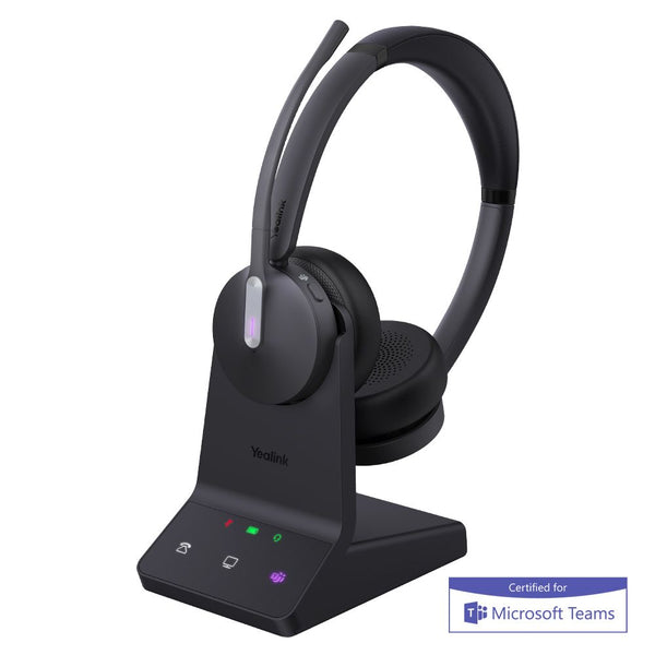 Auriculares inalámbricos DECT con dos equipos Yealink WH64