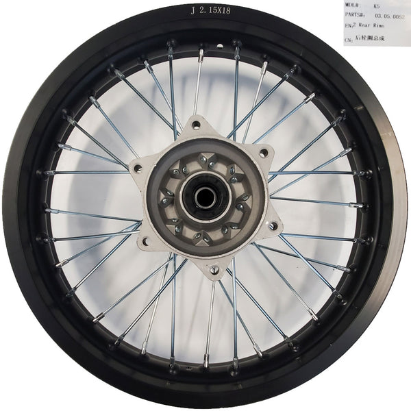 MotoTec X5 Rear Rim 100-90/18