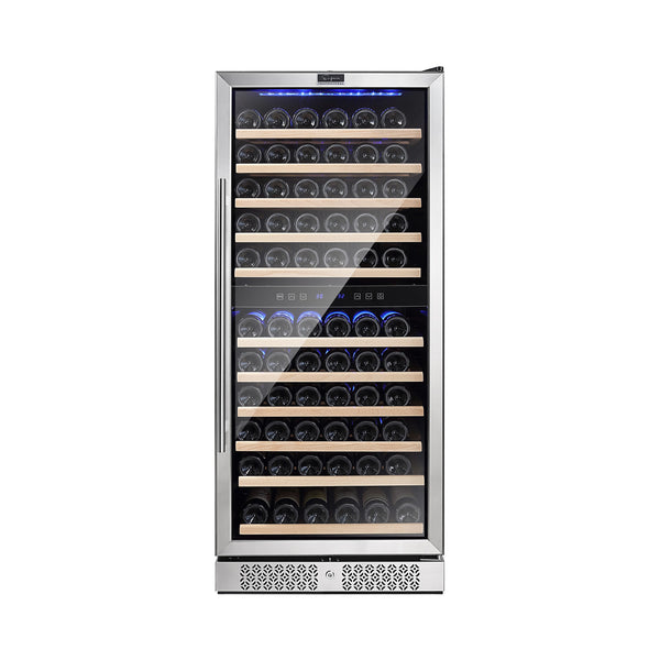 Refrigerador para vinos Empava de 55" de alto y dos zonas WC06D 