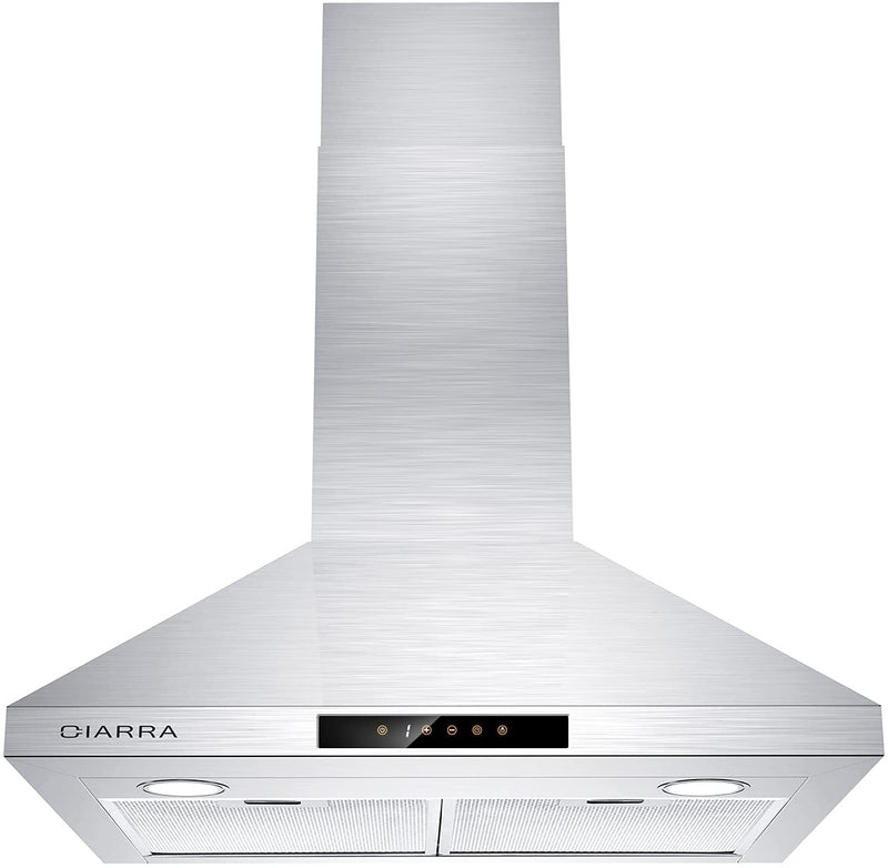  CIARRA Range Hood 30 inch Under Cabinet Ductless Vent
