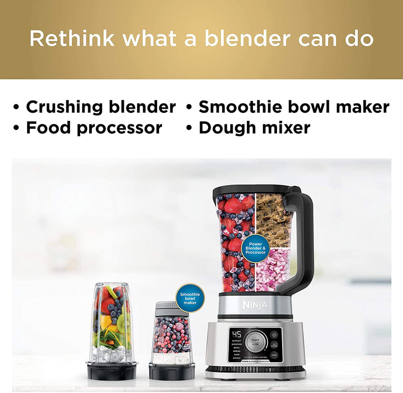 Ninja Foodi Power Nutri Duo Smoothie Bowl Maker and Personal Blender (SS101C)