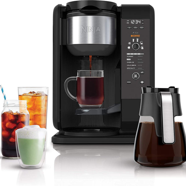 Ninja CE251 Programmable Brewer, with 12-cup Glass Carafe, Black and  Stainless Steel Finish