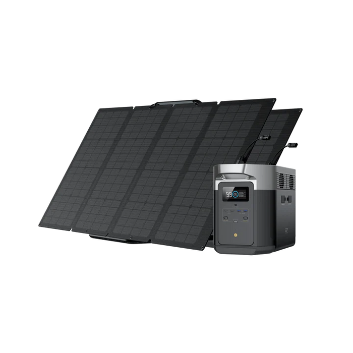 EcoFlow DELTA 2 + 160W Solar Panel | Wellbots | Free Shipping