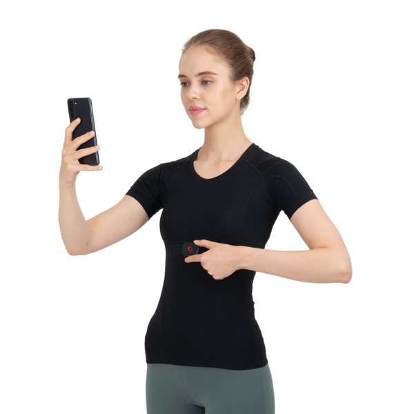 Posture360 Women's Shirt with Posture Sensor, Wellbots