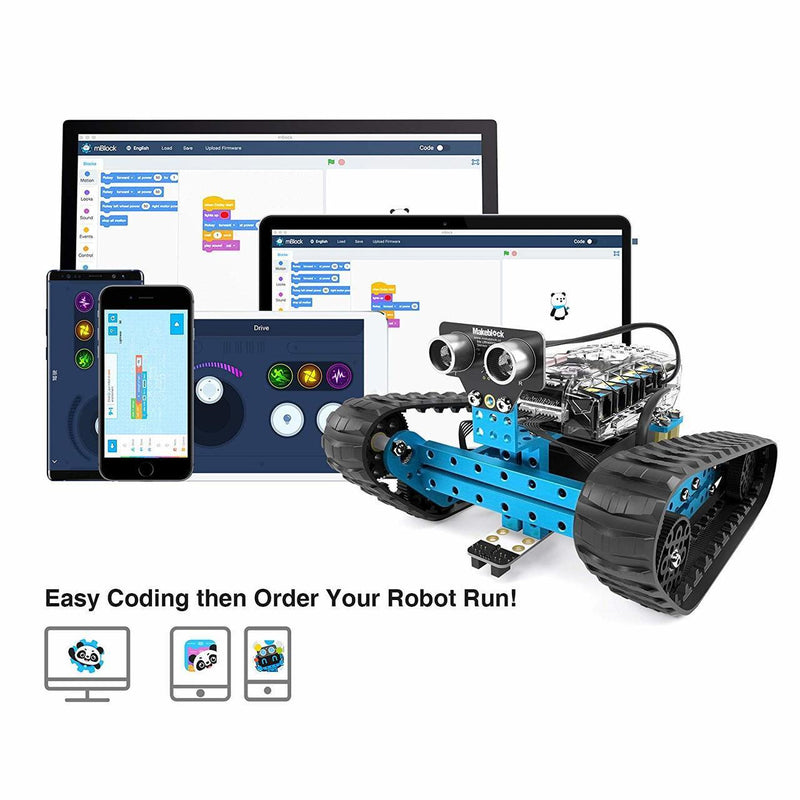 Makeblock DIY mBot Ranger Transformable STEM Educational Robot Kit - 3-in-1  Robot Kit - Arduino - Scratch 2.0- Learn Coding, Robotics, Electronics and  Have Fun 