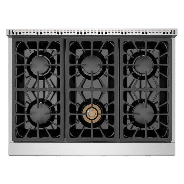 Empava Pro-style 36 In. Slide-in Gas Cooktops 36GC31