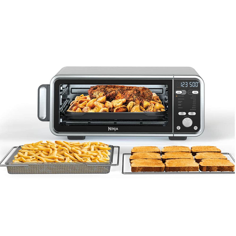 Ninja ST101 Foodi 2-in-1 Flip Toaster, 2-Slice Capacity, Compact Toaster  Oven, 1500 Watts 